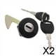 thumbnail image 1 of 2X con llave, gancho corto, caja trasera, interruptor de llave, bloqueo, piezas de automóvil de coche, Go Kart 2 piezas, 1 of 8