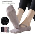 thumbnail image 2 of Acahhotxx long socks, Socks for Women Grips & Straps,for Pilates Barre,Ballets,Dance,Barefoots Workout, 2 of 3