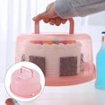 thumbnail image 2 of Recipiente de Almacenamiento de Plástico Sunnimix Portador de pasteles con Manija Transparente con Tapa, 2 of 7