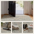 thumbnail image 6 of KUETH 9X12 Vintage Floral Area Rugs Machine Washable Rugs for Living Room, Non Slip Flat Pile Rug with Rubber Backing, Boho Rug for Entryway Bedroom Dining Room Home Office, 6 of 10