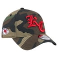 thumbnail image 3 of Men's New Era Camo Kansas City Chiefs Mystic Camo A-Frame 9FORTY Adjustable Hat, 3 of 6