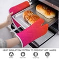 thumbnail image 3 of Redish Pink Gradient Oven Gloves And Pots Stand Set Oven Gloves And Pot Racks Pot Racks And Oven Gloves Set, 3 of 9