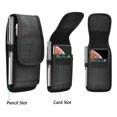 thumbnail image 3 of for OnePlus 7 Pro 5G 7T T 6T 6 5T 5 3T 3 X 2 One Rugged Pouch Case, Njjex Universal Nylon Flap Phone Holster Pouch Metal Belt Clip Case + Carabiner Hook, 3 of 11