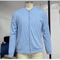 thumbnail image 4 of Kalauyu Men's Cardigan Sweater Stand Collar Full Zip Up Sweater Casual Knit Loose Fit for Fall, 4 of 5