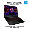thumbnail image 2 of Laptop MSI Thin GF63 12VE-899 MX Intel Core I5-1245H Nvidia Geforce RTX4050 16GB RAM 512 GB SSD + Mouse, 2 of 4