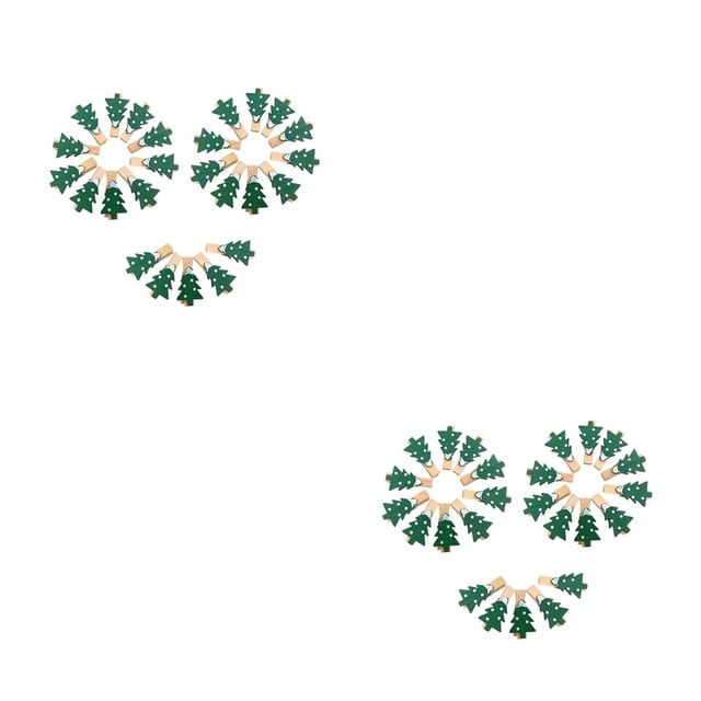 Cateissary 25 Piezas Clips de Navidad para Calcetines Pinzas de Ropa Manualidades Colorido