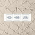 thumbnail image 7 of Kotton Culture 600TC Pinch Pleated Duvet Cover, 100% Egyptian Cotton (Ivory, Queen/Full, 1 Piece), 7 of 7