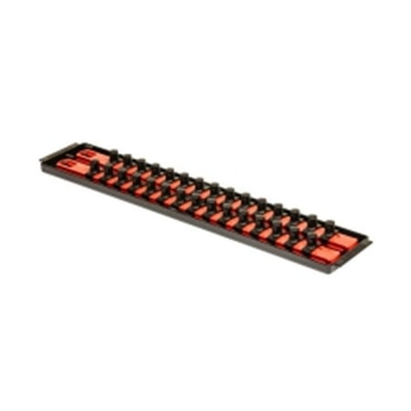 

8454 0.5 in. Drive Socket Boss 2 Rail Socket Tray - Red