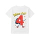 thumbnail image 1 of Girls & Boys "Back To School Watch out Number 4 Cotton Graphic Tees, Back To School Clothes Girls, Black Casual Summer Shirts, Gift For First Day of School, Round Neck Short Sleeve T-Shirt, 1 of 6