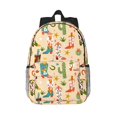 thumbnail image 1 of Easygdp Groovy American Western Footwear Mochila Ligera de 15 Pulgadas para Estudiantes, Mochila Cómoda para la Escuela y Viajes, Correas Ajustables, 1 of 6
