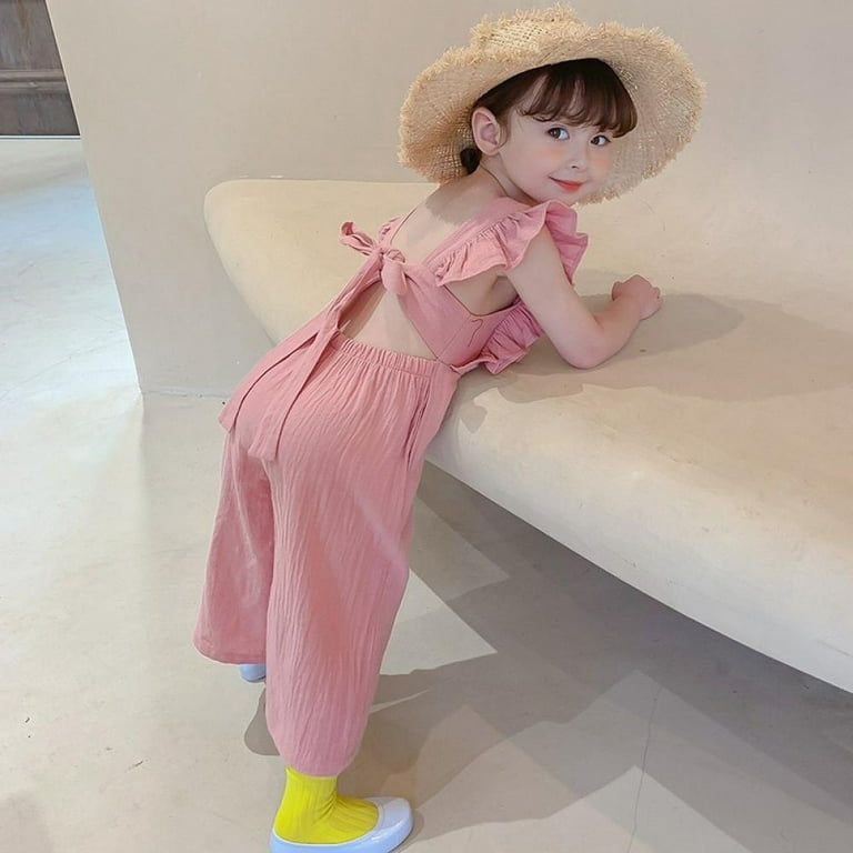 Korean Children's Clothing Girl  Wide Girl Children's Trousers