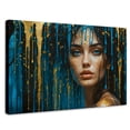 thumbnail image 1 of Cuadro Decorativo Canvas Reflejos Dorados 90x60, 1 of 4
