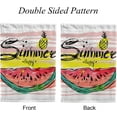 thumbnail image 3 of SKYSONIC Garden Flag Summer Retro Watermelon Double-Sided Printed Garden House Sports Flag 12x18in Polyester Decorative Flags for Courtyard Garden Flowerpot, 3 of 7