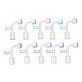 thumbnail image 2 of Air Conditioning System 10Pcs Car Ac Hose Connector Universal Aluminum Fit For Cars Trucks Engineering Vehicles Air Conditioning Modification 13Mm 0.51In 14.5Mm 0.57In, 2 of 8