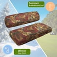 thumbnail image 5 of Binienty 2 Piece Golf Cart Seat Covers 2 Passenger Camo Hunting Golf Car Seat Towel Covers for EZGO TXT RXV/Club Car DS Precedent All Weather Golfcart Seats Cover Kit, 5 of 8