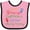 Pink and Black, variant on Inktastic Farmer Like Mommy Boys or Girls Baby Bib