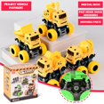 thumbnail image 1 of 4-Pack Push Engineering and Friction Car Toy Go Powered Vehicles Cars Education, 1 of 6