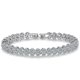 thumbnail image 1 of Crystal Bracelet Silver Bracelet for Women Gifts Jewelry Adjustable for Women and Girls, 1 of 5