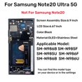 thumbnail image 2 of Pantalla OLED de reemplazo LNONLS Galaxy Note20 Ultra 5G Negro, 2 of 8