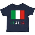 thumbnail image 3 of Inktastic Italy Flag & Italia Black Border Boys or Girls Toddler T-Shirt, 3 of 5