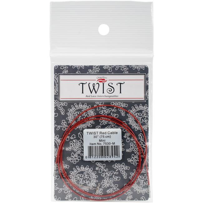 TWIST Red Lace Interchangeable Cables 30'-Mini