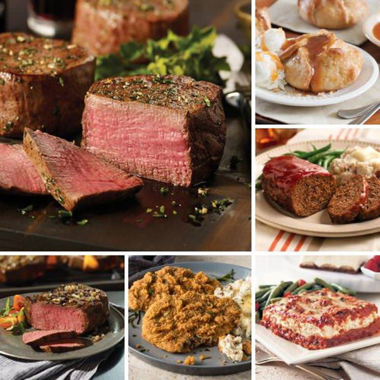 Omaha Steaks Family Christmas Dinner Gift Holiday Food