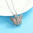 thumbnail image 4 of Personalized Engrave Butterfly with Mini Urn Cremation Jewelry for Ashes Holder Urn Necklace for Ashes of Loved One, 4 of 7