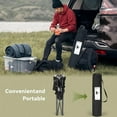 thumbnail image 6 of Heavy Duty Camping Chair for Adults with Cooler Bag, Cup Holder & Storage Pockets - 380 lbs Capacity Portable Folding Outdoor Chair, 6 of 7