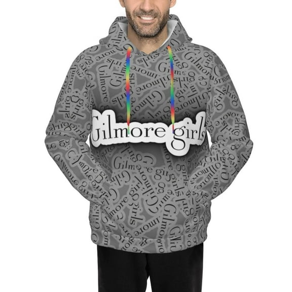 Gilmore Girls Men's Hoodie Novelty Pattern Adult Hooded Sweatshirts Casual Unisex Pullover for Women Youth