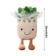 thumbnail image 2 of Muñeca de peluche, simulación de planta, decoración interior en maceta, 25 cm, 2 of 5