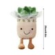 thumbnail image 2 of Muñeca de peluche, simulación de planta, decoración interior en maceta, 25 cm, 2 of 5