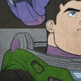 thumbnail image 4 of Buzz Lightyear Inner Space Kids Blanket, 62 x 90, Microfiber, Gray, Disney, 4 of 8