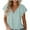Green, variant on Tops for Women Sexy Casual Elegant Fragmented Casual V-Neck Chiffon Shirt Loose and Short Sleeved Tops for Women Tops for Women Sexy Elegant