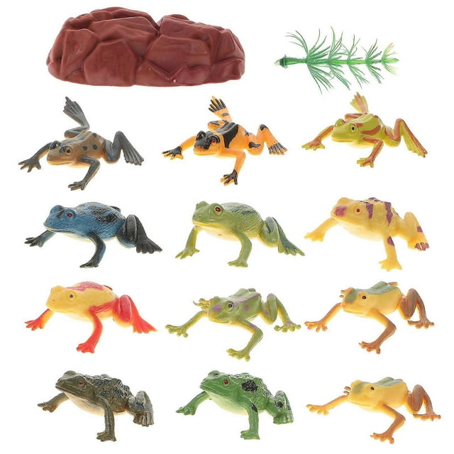 12pcs Imitation Model Anxiety Relief Relaxation Plaything Simulated Shape Toy Educational Plaything for Kids Children Toddlers