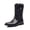 Black, variant on Men's Cowboy Boots With Square Toe Casual Chunky Heel Wide Country Boot Pull-on Boots Old West Style Fishing Boots