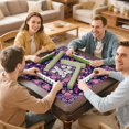 thumbnail image 7 of Paisley Mahjong Mat for Table, 31.5*31.5in Anti Slip American Mahjong Table Cloth, Noise Reduction, Neoprene Mah jongg Mat with Carrying Bag & 3 Dices, Mahjong Accessories Gift, Board Tile Games Mats, 7 of 7