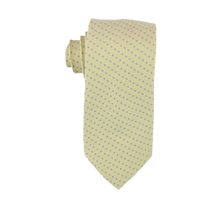 Club Room Cravate à Pois pour Hommes, Jaune, Taille Unique