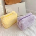 thumbnail image 3 of Plush Makeup Bag Lovely Soft Plush Fluffy Makeup Bag Fluffy Makeup Bag Portable Cosmetics Bag for Girls, 3 of 5