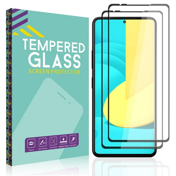 Xhy Motorola Moto G Power 2022 Screen Protector Tempered Glass, HD Transparent Case Friendly Bubble Free 9H (2-Pack)