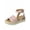 Dusty Pink, variant on Sensational-01 Women's Espadrilles Trim Flatform Wedge Buckle Ankle Strap Open Toe Sandals