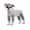 Gray, variant on BT Bear Small Dog Jumpsuit, Small Dog Recovery Suit, Stripe Anti-Shedding Dog Pajamas Pjs, After Surgery Dog Onesie Shirt, Dog Sweater Coat for Puppy Small Dog Purple XL