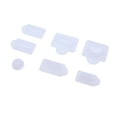 thumbnail image 4 of 7 Pcs Silicone Plugs Set Suitable for PS5 USB LAN Type C Scratch Cover Plug Adecuado para PS5, 4 of 4