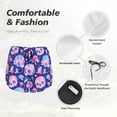 thumbnail image 4 of Bixox Women's colorful Skull mushroom rainbow pattern 2 in 1 Running Shorts - Lightweight Athletic Workout Gym Yoga Shorts Liner with Pockets - XX-Large, 4 of 5