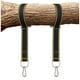 thumbnail image 1 of EeaseMX 2 correas de nailon para hamaca de 5 x 150 cm con mosquetones (negro y amarillo), 1 of 8