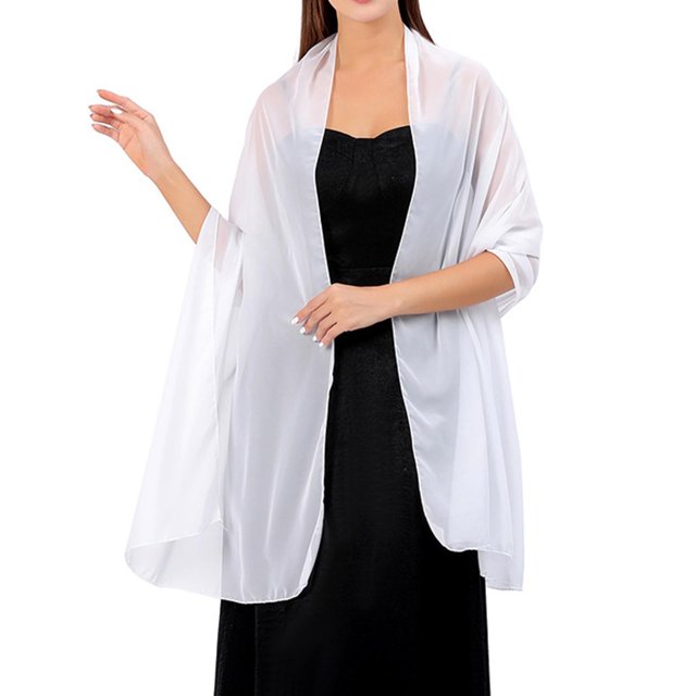 Chal de gasa para mujer - Talla grande, 30 colores - Perfecto para bodas, vestidos de noche, pareos de playa y viajes