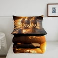 thumbnail image 5 of Erosebridal 3D Animal Bedding Sets Twin with Comforter, Race Horse Duvet Insert, Rustic Farmhouse Reversible Comforter Sets Twin Size, Microfiber Room Decor, 2-Piece, 5 of 8