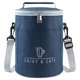 thumbnail image 2 of Bolsa de almuerzo redonda con aislamiento, bolsa de aislamiento, bolsa de almuerzo portátil de papel de aluminio, bolsa de aislamiento para almuerzo de trabajo, 2 of 2