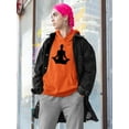 thumbnail image 2 of Yoga Silhouette      Hoodie Women -Image by Shutterstock, Female Medium, 2 of 4