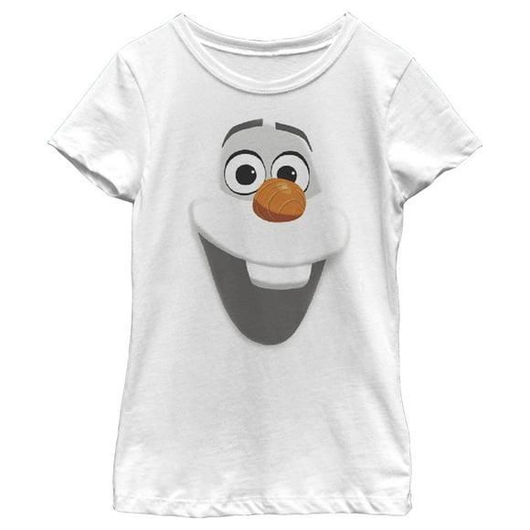 T-Shirt Frozen Olaf Visage Fille - White - Grand