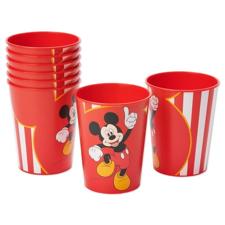 American Greetings Mickey Mouse 16oz Plastic Party Cups, 8-Count